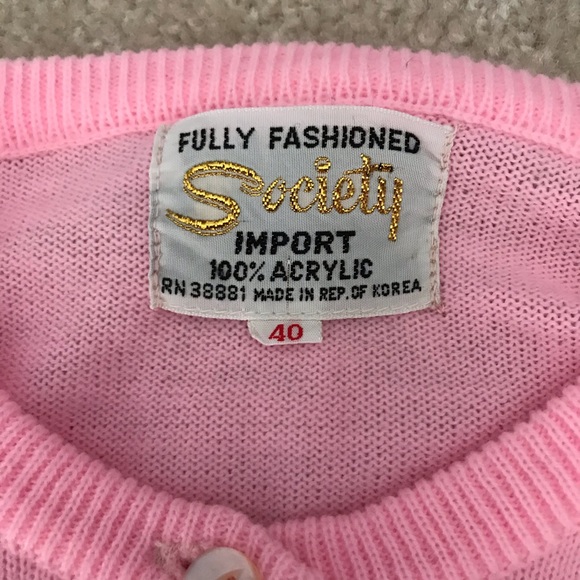 Vintage Pink Cardigan - like NEW 🌸 - Picture 7 of 10